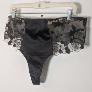 Dita Von Teese Rosabelle High Waist Thong NWT 18